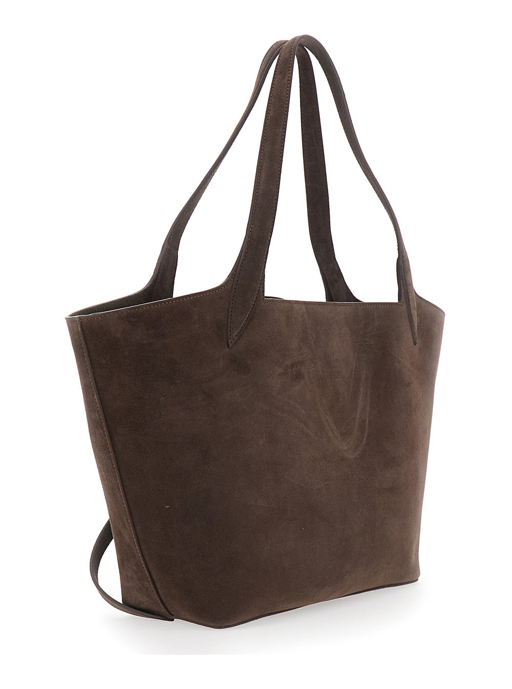 LIFFNER Liffner Women Belted Tote Bag With Elegant Leather Details In Brown Unisex