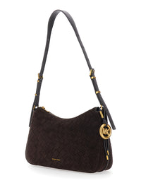 MICHAEL MICHAEL KORS Michael Michael Kors Women Nolita Medium Tz Convertible Shoulder Bag With Gold Details And Brown Logo For Women