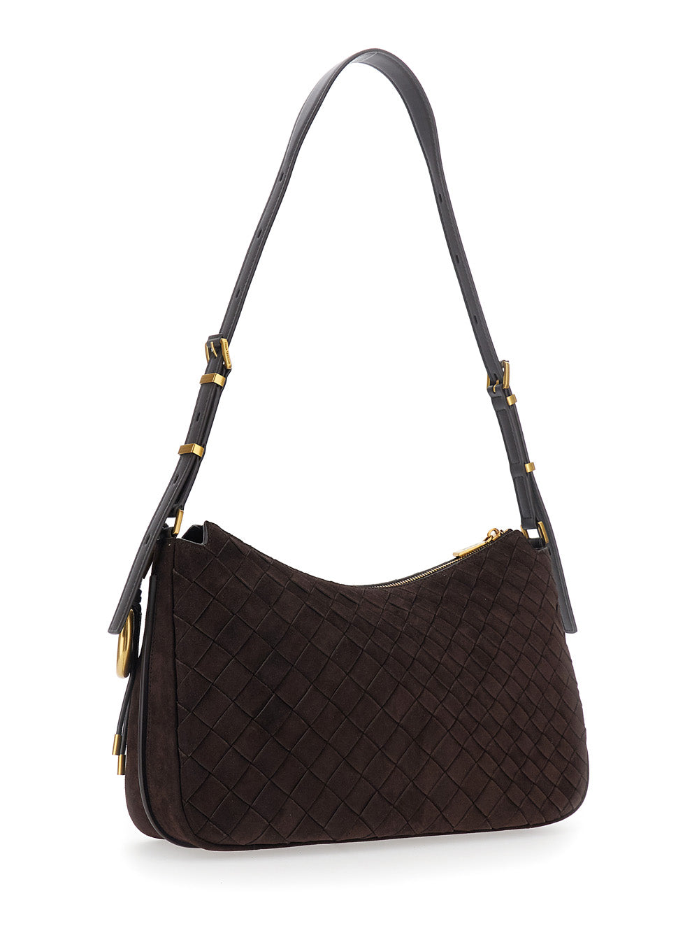 MICHAEL MICHAEL KORS Michael Michael Kors Women Nolita Medium Tz Convertible Shoulder Bag With Gold Details And Brown Logo For Women