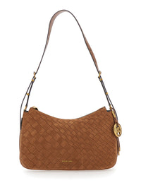 MICHAEL MICHAEL KORS Michael Michael Kors Women Nolita Medium Tz Convertible Shoulder Bag With Metal Details And Embossed Logo Brown Woman