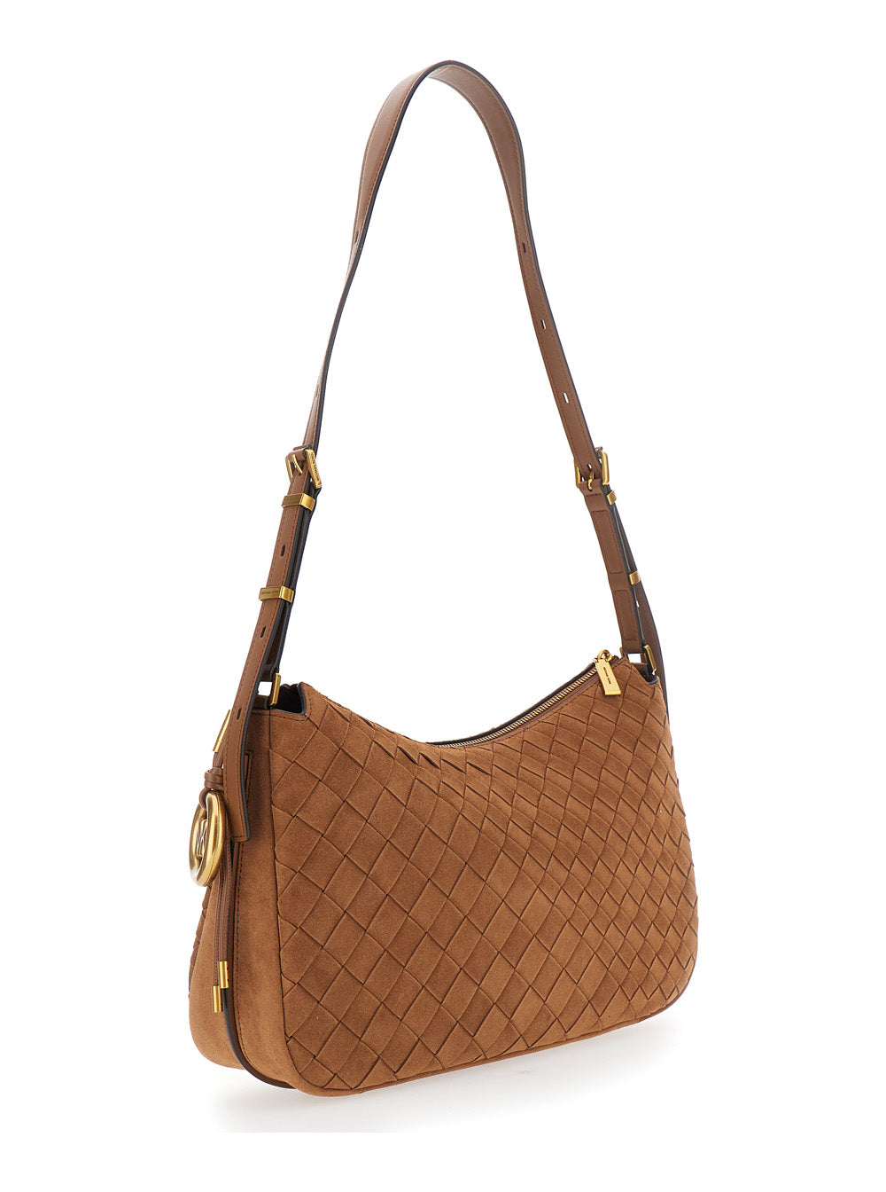 MICHAEL MICHAEL KORS Michael Michael Kors Women Nolita Medium Tz Convertible Shoulder Bag With Metal Details And Embossed Logo Brown Woman