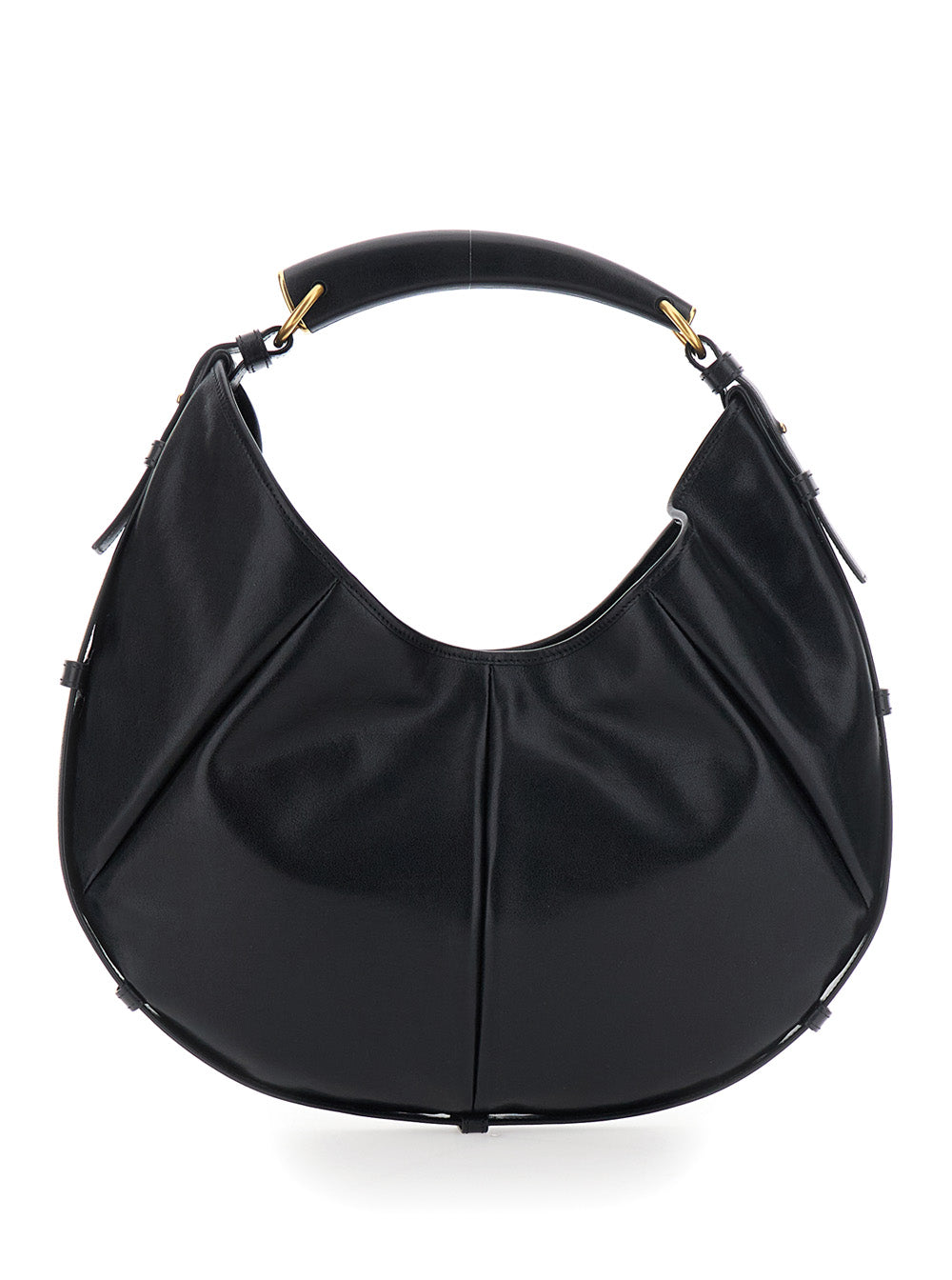 SAINT LAURENT Saint Laurent Women Medium Mombasa Supple Calfskin Semi Shiny And Leather Covered Handle