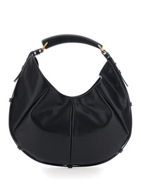 SAINT LAURENT Saint Laurent Women Medium Mombasa Supple Calfskin Semi Shiny And Leather Covered Handle