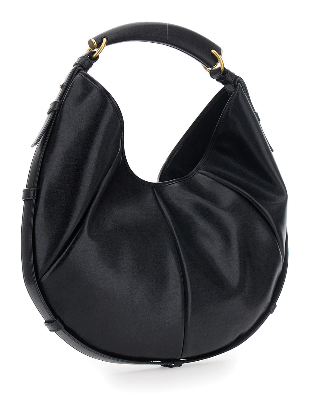 SAINT LAURENT Saint Laurent Women Medium Mombasa Supple Calfskin Semi Shiny And Leather Covered Handle