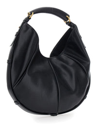 SAINT LAURENT Saint Laurent Women Medium Mombasa Supple Calfskin Semi Shiny And Leather Covered Handle