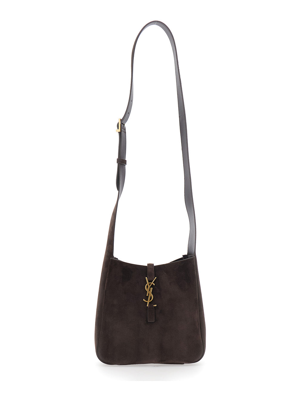 SAINT LAURENT Saint Laurent Women Le 5 A 7 Supple Crossbody Bag Suede Satin