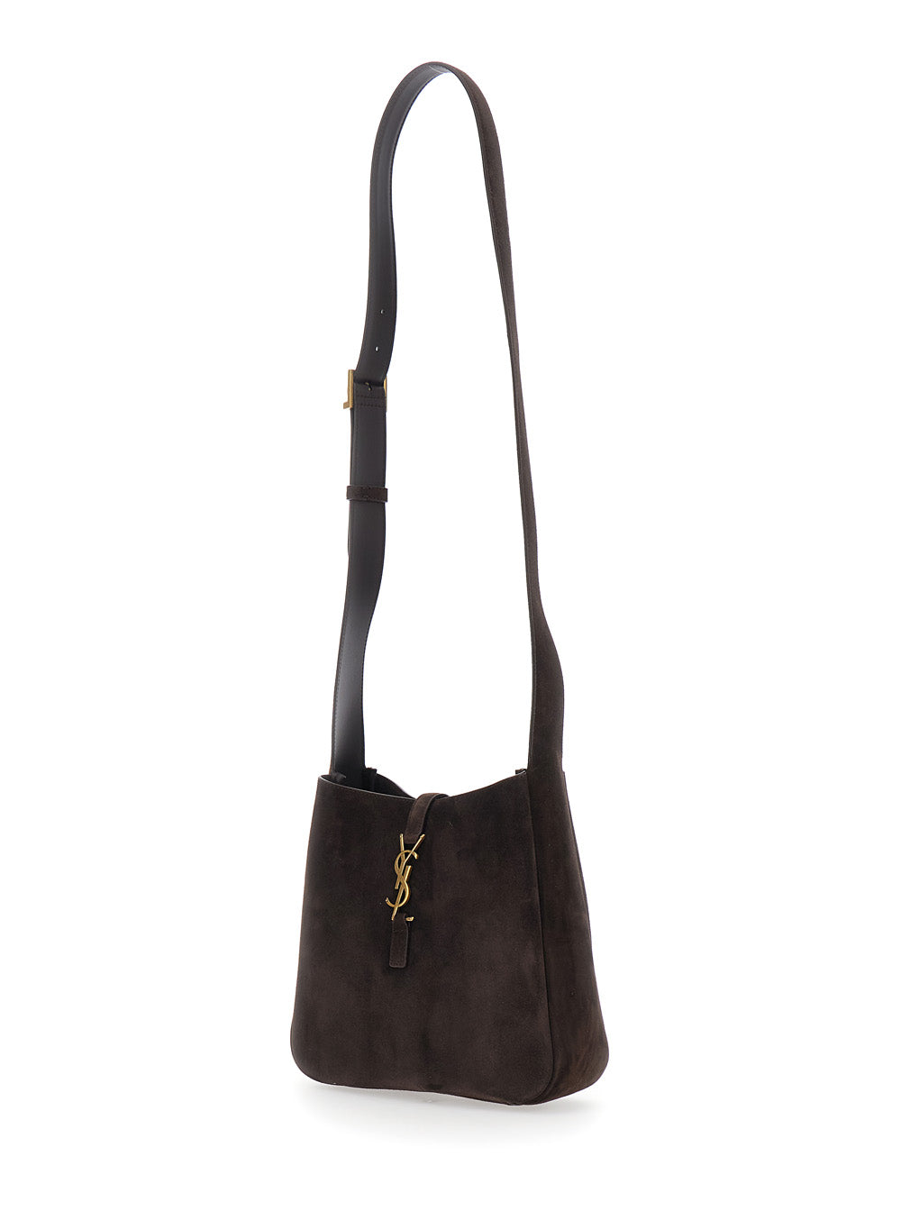 SAINT LAURENT Saint Laurent Women Le 5 A 7 Supple Crossbody Bag Suede Satin