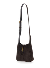 SAINT LAURENT Saint Laurent Women Le 5 A 7 Supple Crossbody Bag Suede Satin