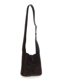 SAINT LAURENT Saint Laurent Women Le 5 A 7 Supple Crossbody Bag Suede Satin