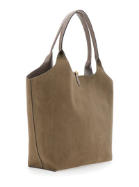 STELLA MCCARTNEY Stella Mccartney Women Logo Reversible Tote Bag Alter Mat And Alter Suede In Polyester Beige Unisex