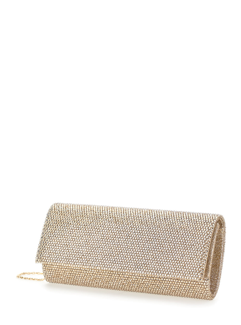 TWENTY FOURHAITCH Twenty Fourhaitch Women French 75 Clutch Full Strass With Thin Metallic Shoulder Strap For Women