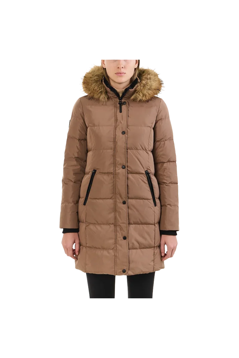 Rudsak Rudsak Maya Puffer Jackets Taupe 4125522