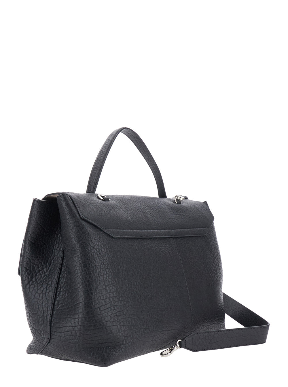 EMPORIO ARMANI Emporio Armani Women Handbag With Handles And 100% Black Leather For Women