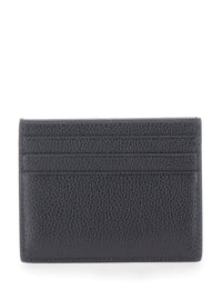 FENDI Fendi Men Black Card Holder With Ff Logo Plaque In Leather For Men