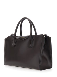 GIVENCHY Givenchy Women Handbag With Triomphe Plate On The Front In Brown Leather For Women