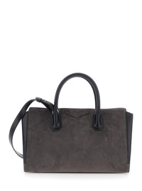 GIVENCHY Givenchy Women Handbag 'Antigona Small Bag' With Handles And Zip Closure In Gray Leather For Women