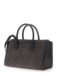 GIVENCHY Givenchy Women Handbag 'Antigona Small Bag' With Handles And Zip Closure In Gray Leather For Women
