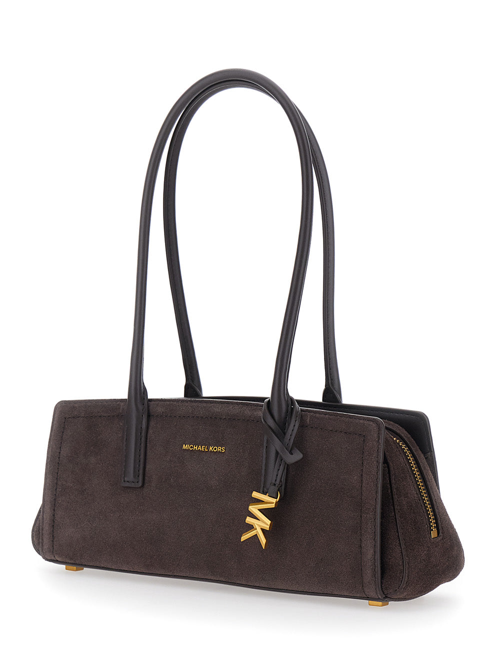 MICHAEL MICHAEL KORS Michael Michael Kors Women Shoulder Bag Laila With Leather Details And Logo, Brown, Woman