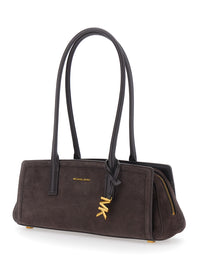MICHAEL MICHAEL KORS Michael Michael Kors Women Shoulder Bag Laila With Leather Details And Logo, Brown, Woman