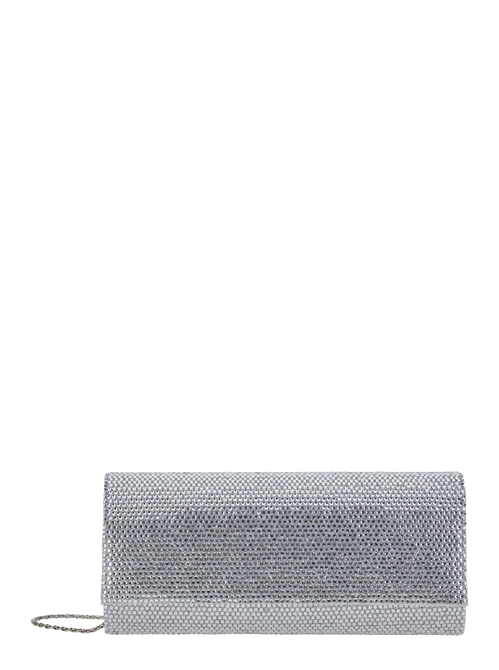 TWENTY FOURHAITCH Twenty Fourhaitch Women French 75 Clutch With Rhinestones And Thin Shoulder Strap. Metallic. Woman.