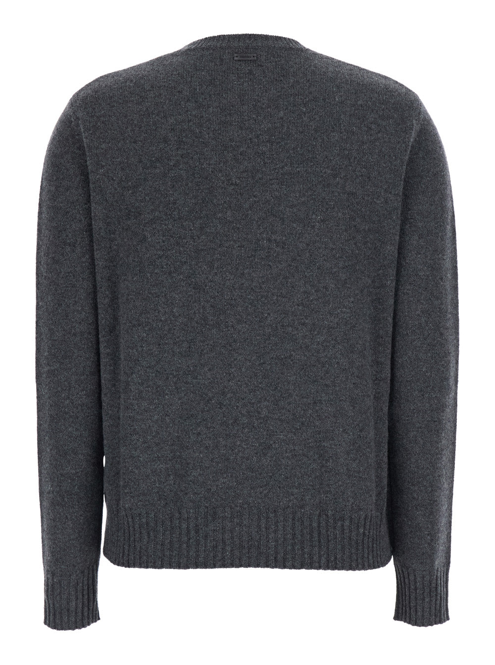 MAX MARA Max Mara Women Gray V-Neck Long Sleeve Wool Sweater For Women