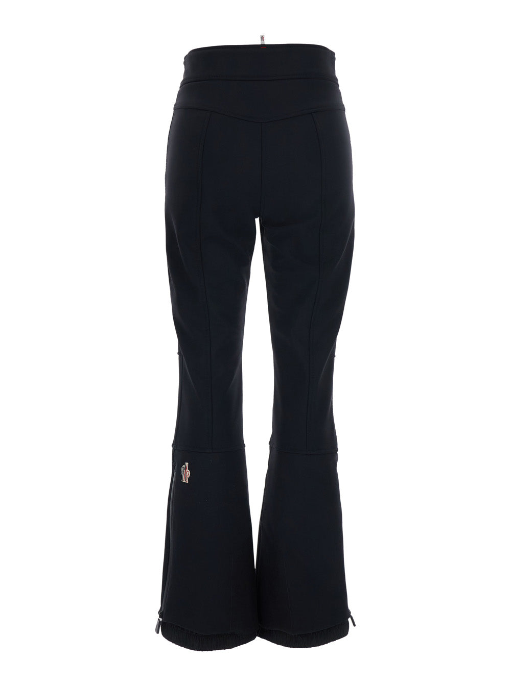 MONCLER GRENOBLE Moncler Grenoble Women Black Ski Pants With Zip Pockets And Logo Patch On The Back In Tech Fabric For Women