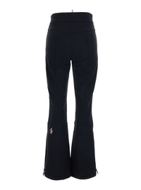MONCLER GRENOBLE Moncler Grenoble Women Black Ski Pants With Zip Pockets And Logo Patch On The Back In Tech Fabric For Women
