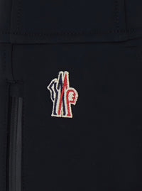 MONCLER GRENOBLE Moncler Grenoble Women Black Ski Pants With Zip Pockets And Logo Patch On The Back In Tech Fabric For Women