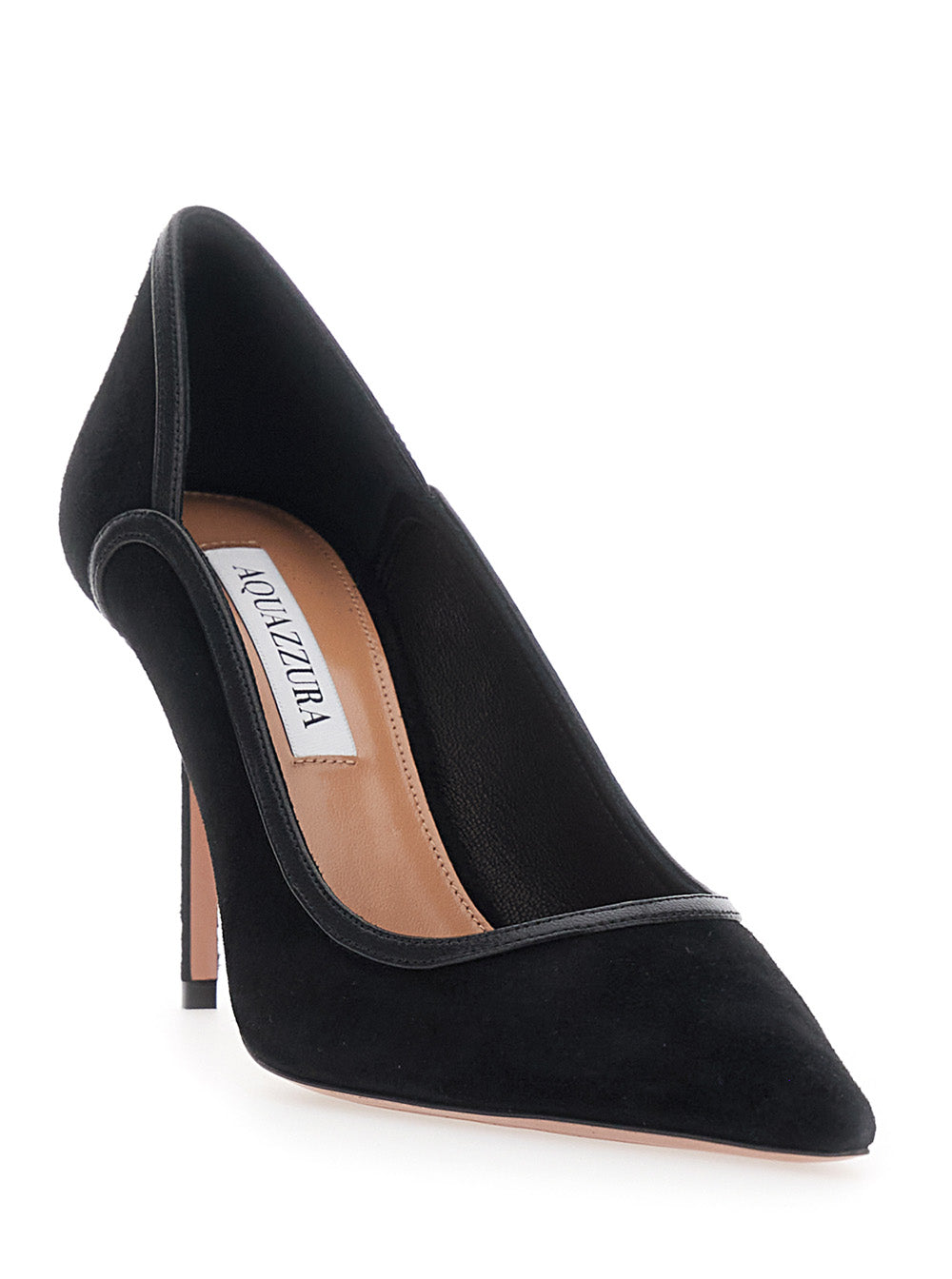 AQUAZZURA Aquazzura Women Pumps With 85Mm Heel In Black Leather For Women