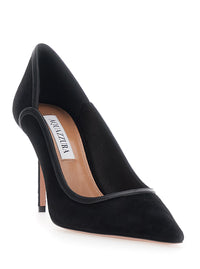 AQUAZZURA Aquazzura Women Pumps With 85Mm Heel In Black Leather For Women
