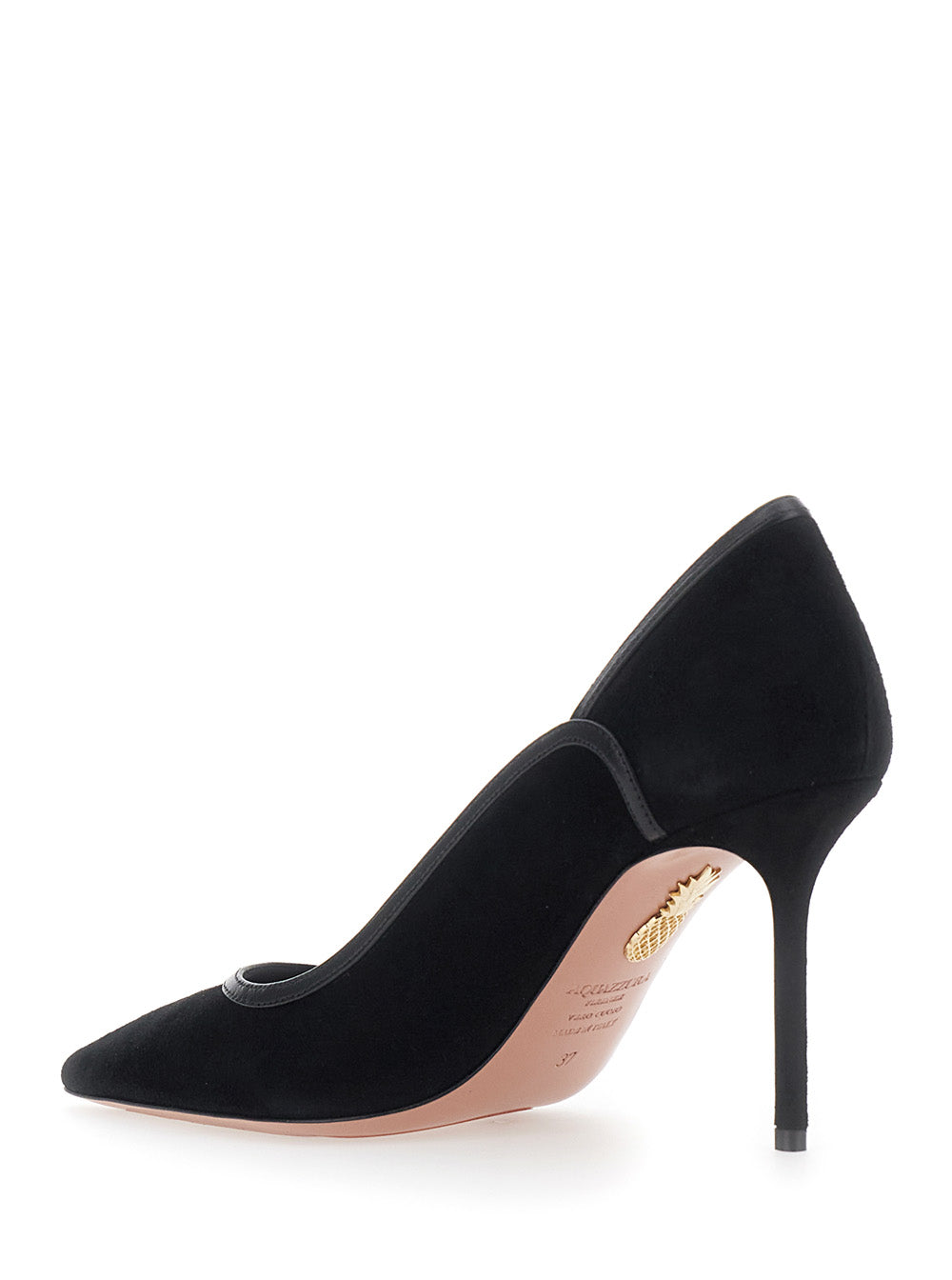 AQUAZZURA Aquazzura Women Pumps With 85Mm Heel In Black Leather For Women
