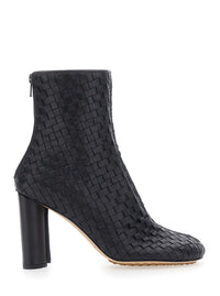 Bottega Veneta Women Charry Zipped Ankle Boot High Heel