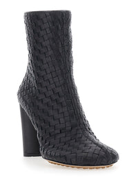 Bottega Veneta Women Charry Zipped Ankle Boot High Heel