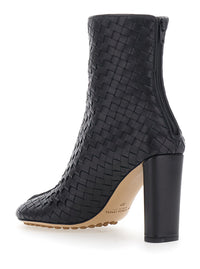 Bottega Veneta Women Charry Zipped Ankle Boot High Heel