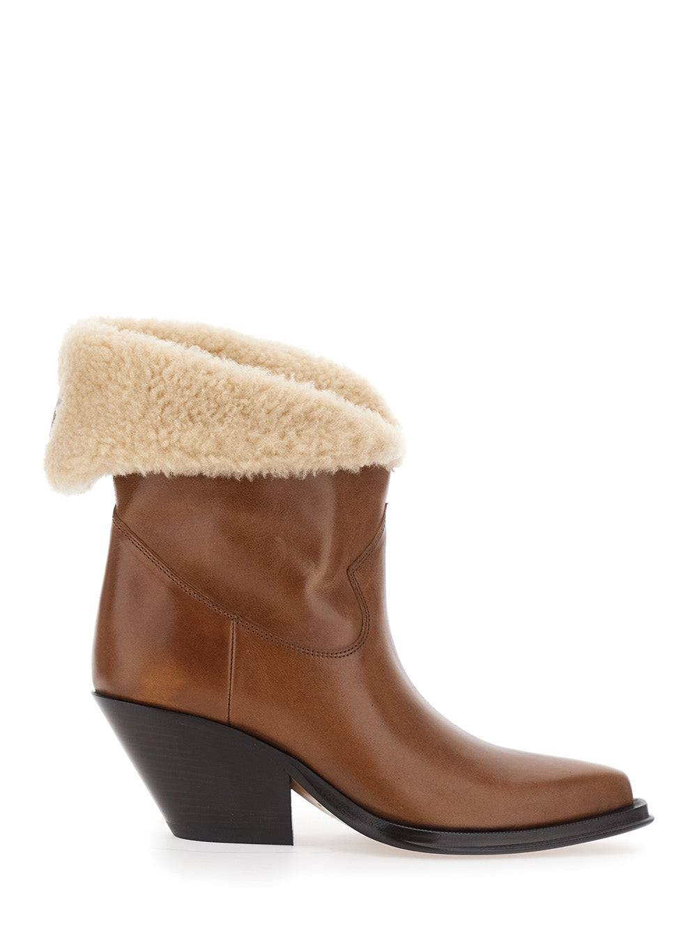 CHLOÉ Chloé Women Brown Leather Ankle Boots