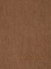 Max Mara Women Tartan Scarf With Elegant Details In Mixed Fabric And Beige For Women
