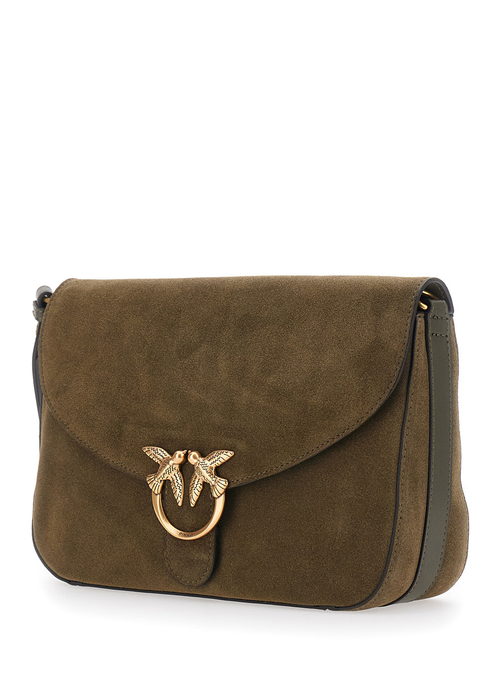 PINKO Pinko Women Shoulder Bag With Suede Details Green Women