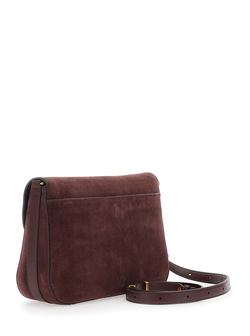 PINKO Pinko Women Shoulder Bag 'Love Satchel Classic' In Suede Bordeaux Woman