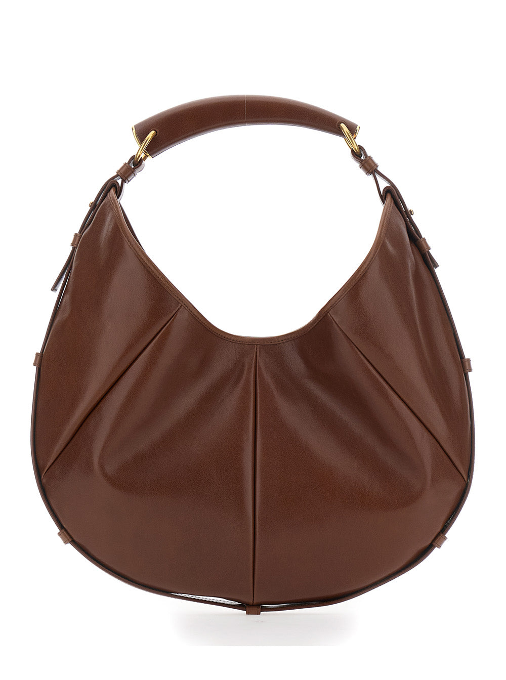 SAINT LAURENT Saint Laurent Women Medium Mombasa Supple Calfskin Semi Shiny And Leather Covered Handle