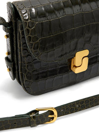 SOEUR Soeur Women Bellissima Mini Is A Green Leather Crossbody Bag For Women