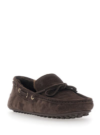 Tod's Women Loafers With Rubber Sole And Shearling Details Brown Women