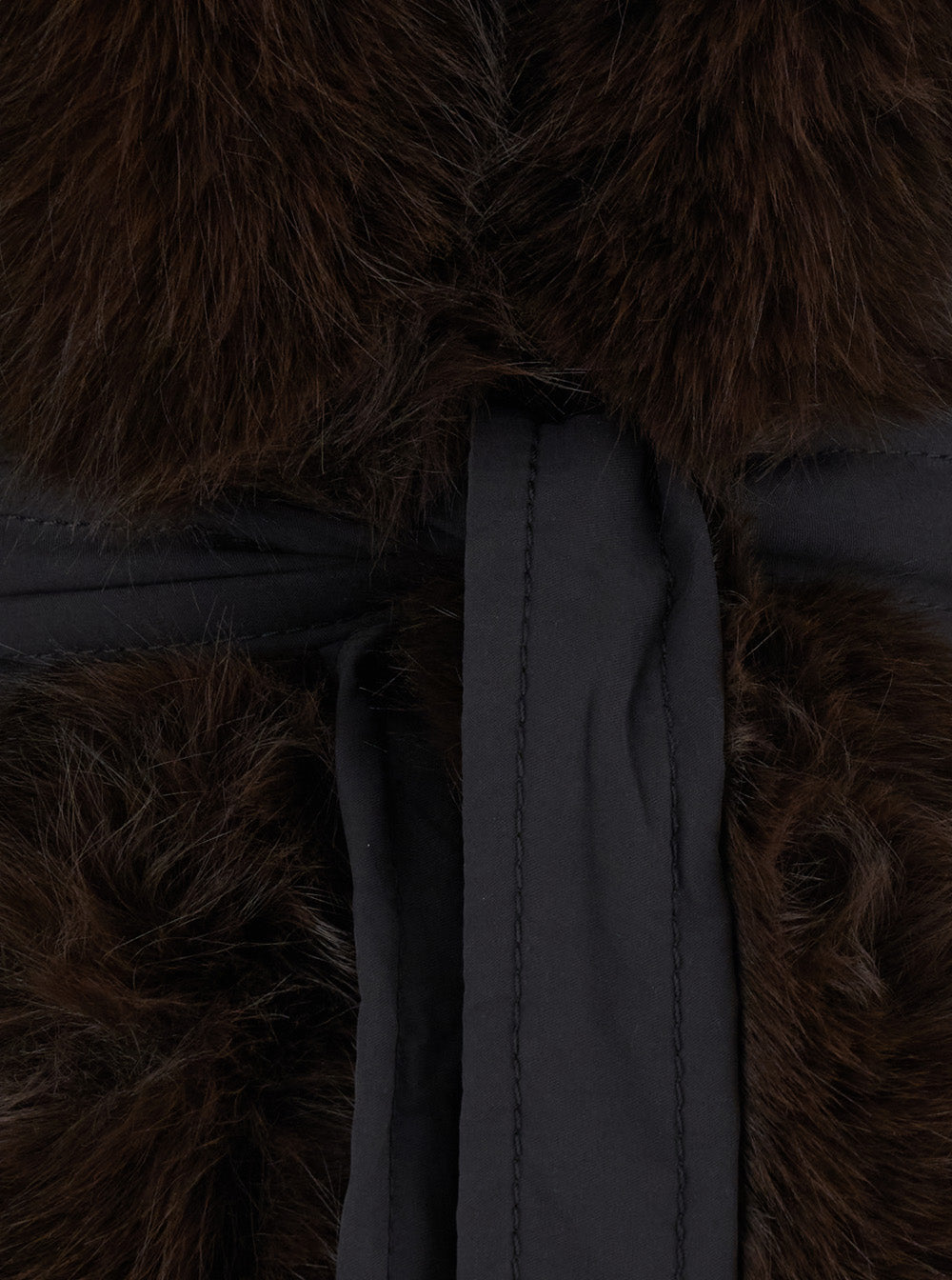 The Andamane Women Brina Jacket With Synthetic Fur Details And Tech Fabric, Black, Women