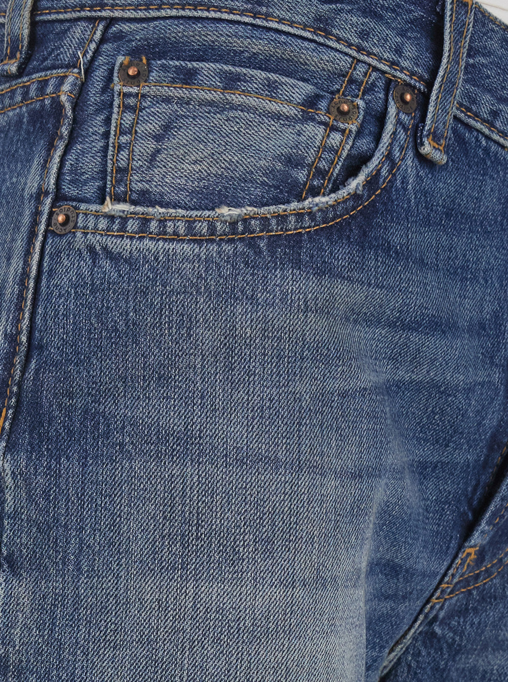 Acne Studios Women Blue Jeans With Five-Pocket Design In Denim