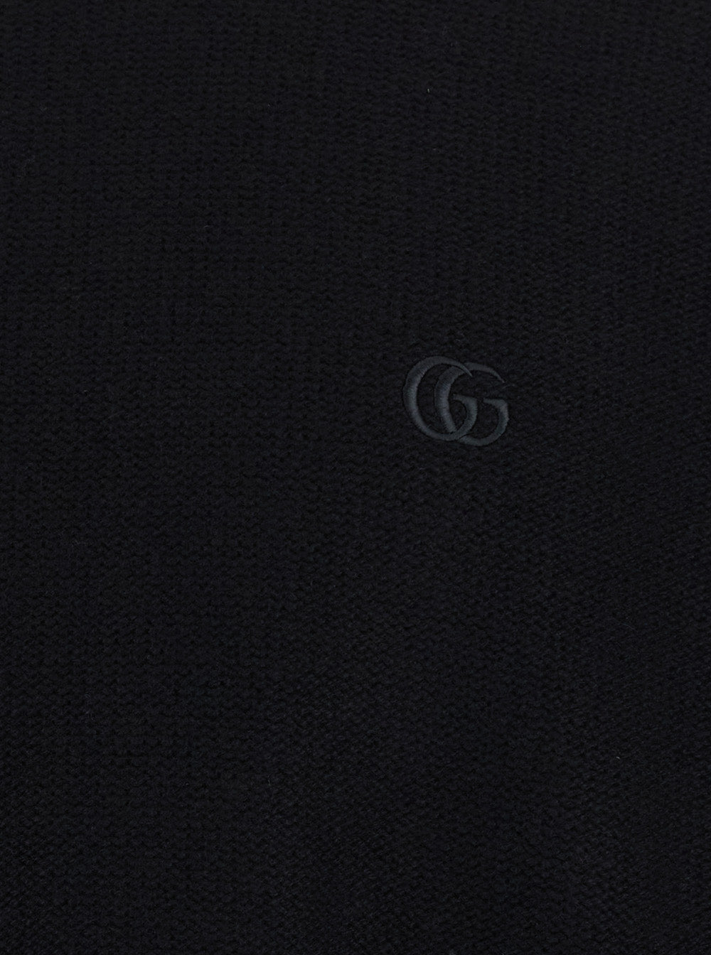 Gucci Men Girocollo Con Gg Ricamo A Petto