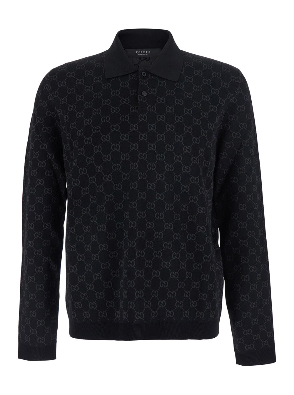 Gucci Men Collo Polo Gg Allover