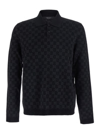 Gucci Men Collo Polo Gg Allover