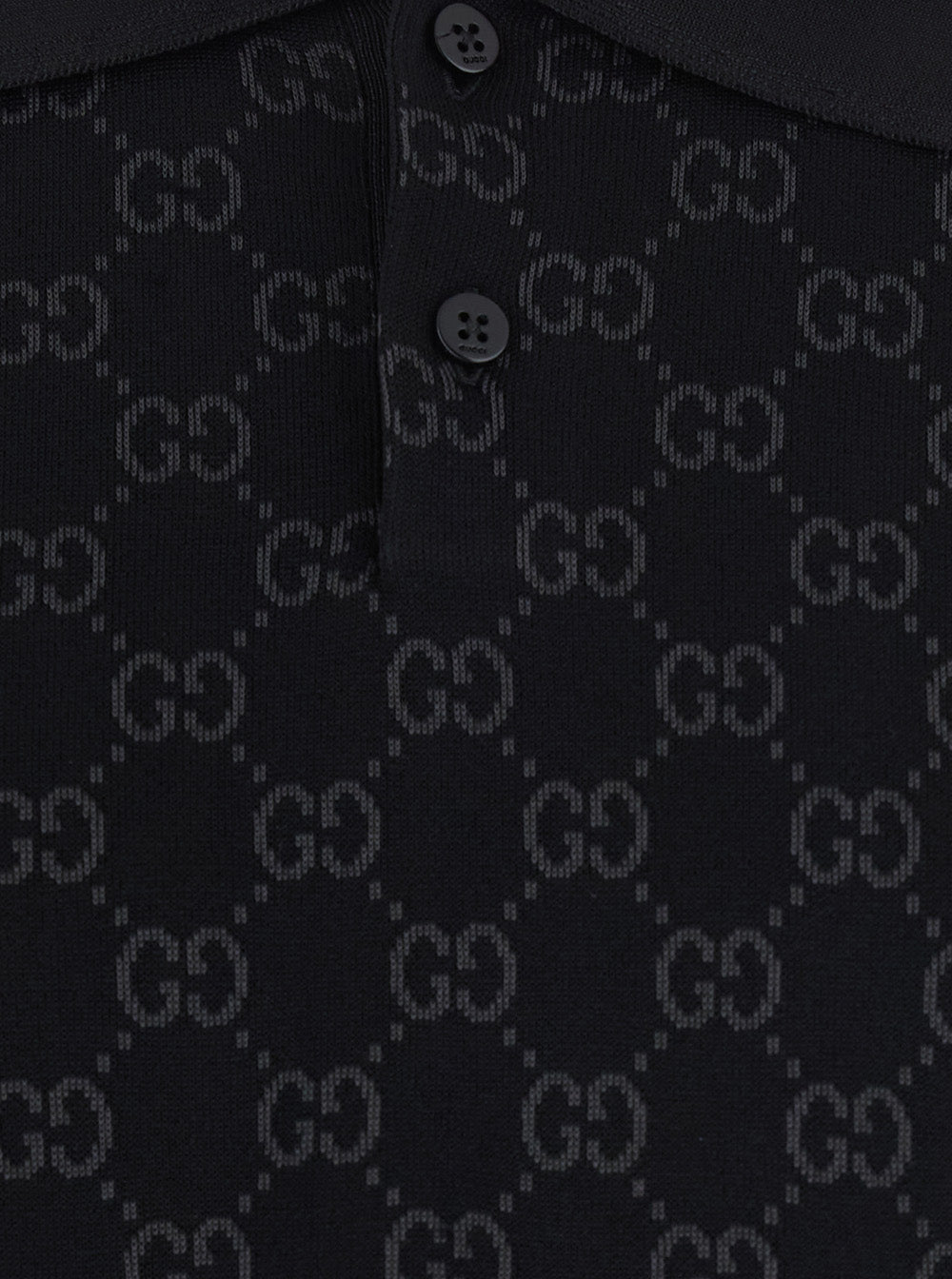 Gucci Men Collo Polo Gg Allover