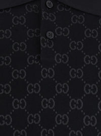 Gucci Men Collo Polo Gg Allover