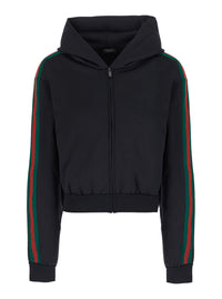 GUCCI Gucci Women Zip Sweat Cotton Stretch Jersey