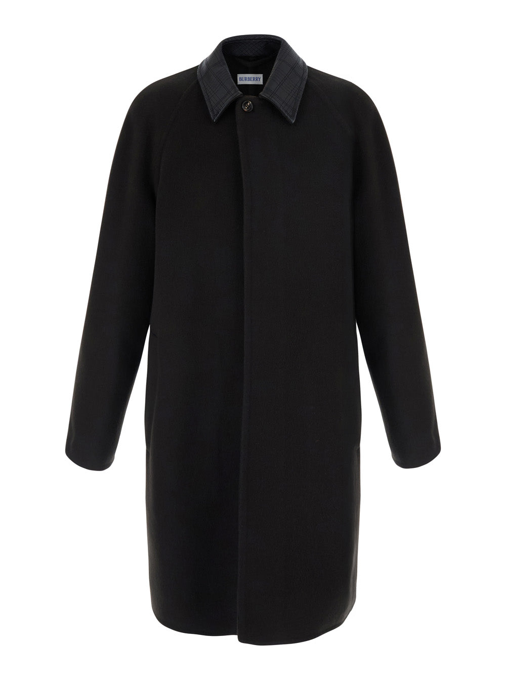 BURBERRY Burberry Men Coat With Notched Revers And Front Closure In Brown